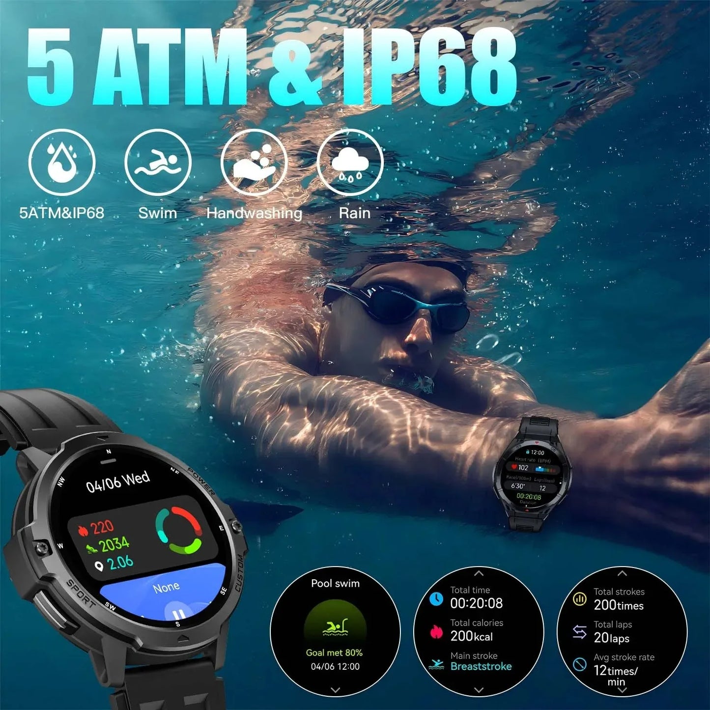 2026 NEW GPS Sports Smartwatch Men