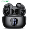 New Wireless Earbuds HiFi Stereo Headphones BT5.3 with ENC Noise Cancelling 48H LED Display Ear Buds IP7 Waterproof Earphones